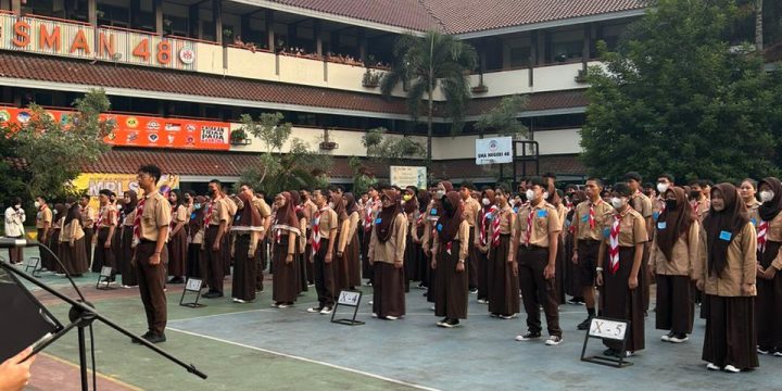 HARI PERTAMA SEKOLAH DAN MPLS TP 2023/2024 DI SMAN 48 JAKARTA