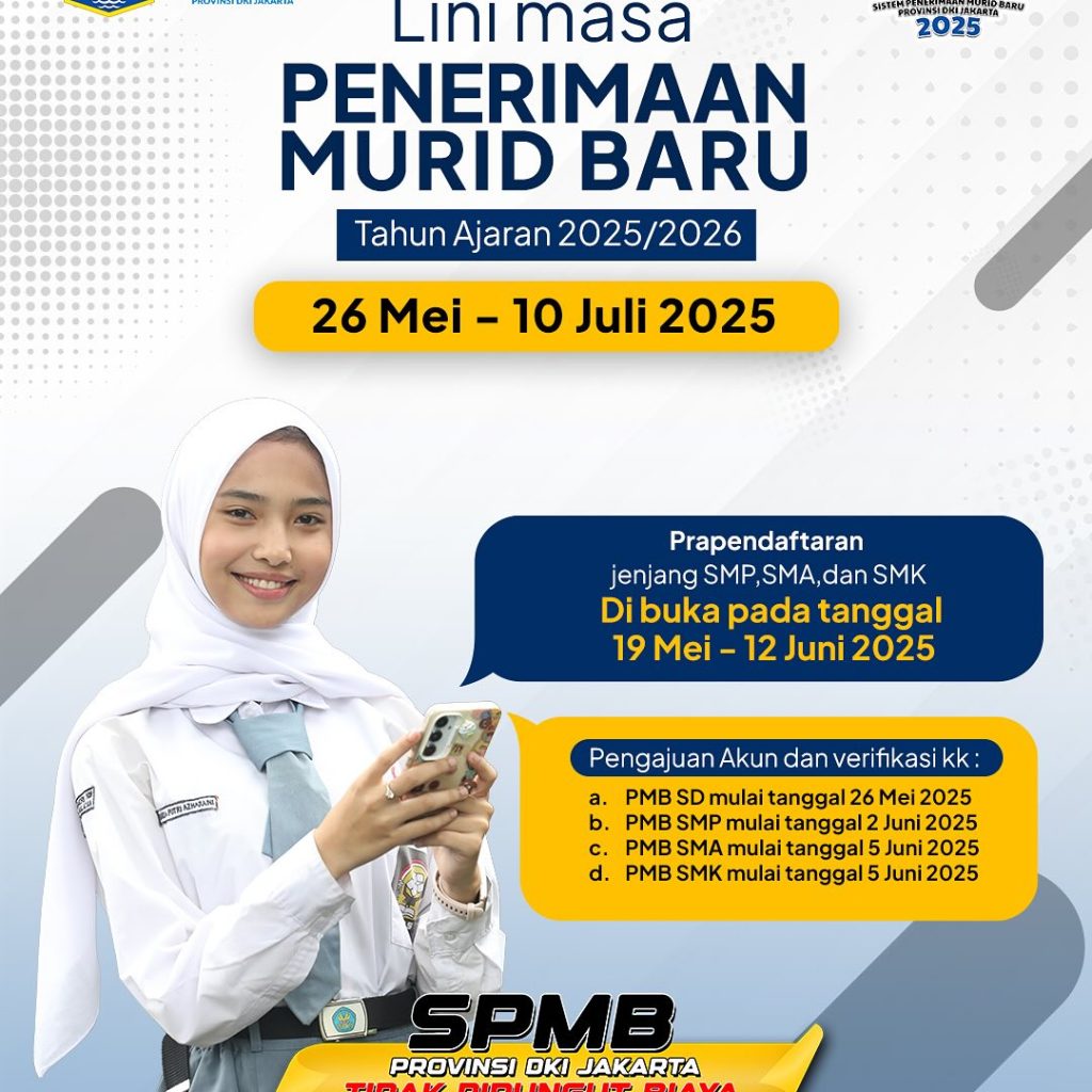 Informasi seputar PMB tahun ajaran 2025-2026